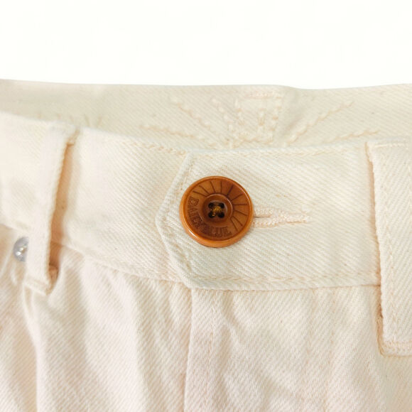 Daily Blue Adriano Goldschmied Hype Button Fly Crop Jeans Bull Denim NWT 28x25 - Picture 7 of 14